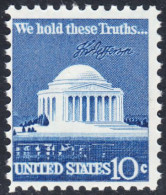 !a! USA Sc# 1510 MNH SINGLE (a3) - Jefferson Memorial - Neufs