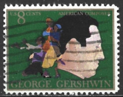 United States 1973. Scott #1484 (U) George Gershwin (1898-1937), Composer (Complete Issue) - Used Stamps