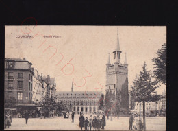 Courtrai - Grand'Place - Postkaart - Kortrijk