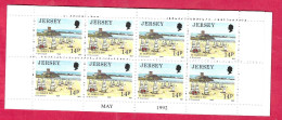 JERSEY - 1989 - LIBRETTO DA 8 FRANCOBOLLI - VEDUTE DI JERSEY - NUOVO MNH** (YVERT C463 - MICHEL 469) - Jersey