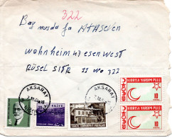 79667 - Türkei - 1964 - 100Ks Cankaya MiF A Bf (kl Mgl) AKSARAY -> Westdeutschland - Briefe U. Dokumente