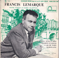 FRANCIS LEMARQUE - FR EP - MARJOLAINE + 3 - Other - French Music