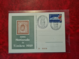 LETTRE / CARTE Luxembourg 1959 JOURNEE DU TIMBRE - Altri & Non Classificati