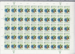UNO  WIEN  25, Bogen (10x5), Postfrisch **, Umweltschutz-Konferenz, 1982 - Unused Stamps
