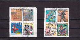 FRANCE OBLITERES : 1993 Sur Fragment Y/T N° 2836 2845 2846 2847 2840 2841 2842 2843 - Used Stamps