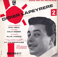 DIDIER LAPEYRERE - FR EP - LA VIE MONDAINE (THE LADY IS A TRAMP) + 3 - Autres - Musique Française