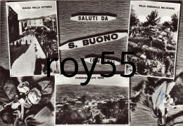 Abruzzo-chieti-s.buono Vedute Vedutine Saluti Da S.buono Anni 60 - Autres & Non Classés