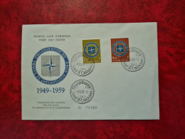 LETTRE / CARTE Luxembourg 1959 ORGANISATION DU TRAITE ATLANTIQUE NORD - Sonstige & Ohne Zuordnung