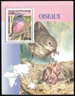 2000 Cambodia Rufous-bellied Niltava Souvenir Sheet (** / MNH / UMM) - Sperlingsvögel & Singvögel
