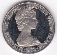 Îles Vierges Britanniques, 25 Cents 1973 , Coucou De Mangrove , Elizabeth II, En Cupronickel , KM# 4, Belle Epreuve - Jungferninseln, Britische