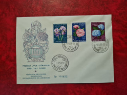 LETTRE / CARTE Luxembourg 1959 FLORALIES MONDORF FDC - Other & Unclassified