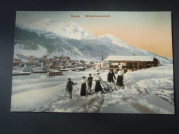 Très Jolie Cpa Couleur : DAVOS Winterlandschaft, Carte Non écrite - Davos