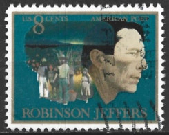 United States 1973. Scott #1485 (U) Robinson Jeffers (1887-1962), Poet (Complete Issue) - Used Stamps