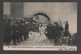 CPA - 38 - Couvent De La Grande Chartreuse - Expulsion Des Pères Chartreux 29 Avril 1903 - Circulée En 1908 - Chartreuse