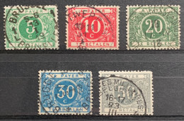 België, 1916, TX12/16, Gestempeld, OBP 160€ - Briefmarken