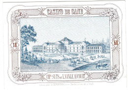 Belgique , Casino, 1860, Gand, Gent, Dim:165x117mm - Porzellan