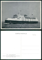 BARCOS SHIP BATEAU PAQUEBOT STEAMER [ BARCOS # 04986 ] - MF HALSSKOV FERRY WITH TWO COMPLETE CAR DECKS ELSINORE 1956 - Veerboten