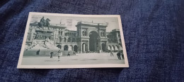 CARTOLINA MILANO- GALLERIA VITTORIO EMANUELE- VIAGGIATA 1935 FORMATO PICCOLO - Milano (Mailand)
