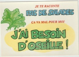 Humour :   Pas  De  Salades !  J Ai  Besoin  D  ' Oseille !  ENCHERISSAIS   LOL - Humour