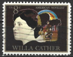 United States 1973. Scott #1487 (U) Willa Sibert Cather (1873-1947), Novelist (Complete Issue) - Gebruikt