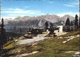 71915421 Seefeld Tirol Rosshuette Mit Harmelekopf Bahn Zugspitze Und Wetterstein - Altri & Non Classificati