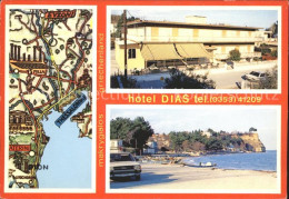 71915418 Makrigialos Hotel Dias Lageplan Strandpartie Insel Kreta - Griechenland