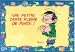 Carte Postale: Gaston Par Franquin 1998; " Une Petite Carte Pleine De Punch !".  N° CSG 1259 - Bandes Dessinées