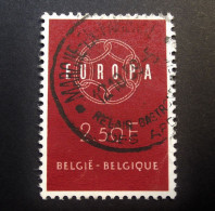 Belgie Belgique - 1959 - OPB/COB N° 1111 ( 1 Value  ) -  Europa  - Marche En Famenne 1959 - Used Stamps