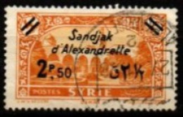ALEXANDRETTE   -   1938 .  Y&T N° 12 Oblitéré .  Surchargé - Used Stamps