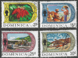 Dominica. 1969 QEII. 4 Used Values To 30c. SG 274etc. M6013 - Dominica (...-1978)