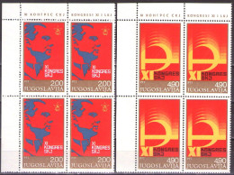 Yugoslavia 1978 - XI Communist League Congress - Mi 1733-1734 - MNH**VF - Neufs