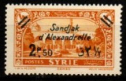 ALEXANDRETTE   -   1938 .  Y&T N° 12 * .  Surchargé - Unused Stamps