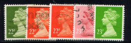 GREAT BRITAIN (MACHINS), ENGLAND, NO.'S MH119-MH123 - Engeland