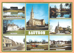 Ppgf/ CPM Grand Format - LOIRE ATLANTIQUE - SAUTRON - MULTIVUES DIVERSES - Carte Rare - Sautron