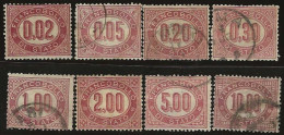 Italy       .  Yvert    .   Service  1/8    .  1875     .     O      .    Cancelled - Dienstzegels