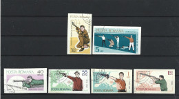 Romania 1965 Shooting European Championship Imperf. Y.T. 2131A/2131F (0) - Used Stamps