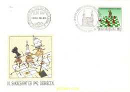 732437 MNH HUNGRIA 1992 10 CAMPEONATO DE EUROPA DE AJEDREZ - ...-1867 Préphilatélie