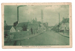 CPA  80 PONT-REMY Le Pont Et Rue De La Route Nationale Pub RIPOLIN  écrite 1939    ( 1899) - Autres & Non Classés