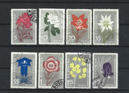 Romania 1967 Flowers Y.T. 1517/1524 (0) - Used Stamps