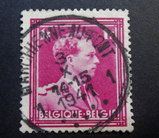 Belgie Belgique - 1940 - OPB/COB N° 528 ( 1 Value) - Leopold III Open Kraag  - Met Obl. Marchienne Au Pont - 1941 - Usados