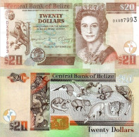 BELIZE 20 Dollars 2020 P 69 G UNC - Belize