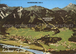 71914384 Reutte Tirol Fliegeraufnahme Hoefen Hahnenkamm-Seilbahn Reutte - Altri & Non Classificati