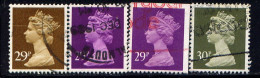 GREAT BRITAIN (MACHINS), ENGLAND, NO.'S MH138-MH141 - England
