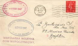 GRANDE BRETAGNE 1947 - Briefe U. Dokumente