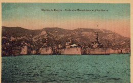 83 / TOULON / MARINE DE GUERRE / ECOLE DES MECANICIENS ET CHAUFFEURS - Toulon
