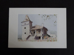 FERME DU MIDI LANGUEDOCIEN / AQUARELLE O. FISHER - Peintures & Tableaux