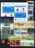 1994 SAN MARINO Annata Completa (year Complete As Scan)  MNH ** - Komplette Jahrgänge