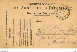 CARTE DE CORRESPONDANCE  SOLDAT LOUIS GAVOIS ECRITE A SES PARENTS A ACQUIN   PAS DE CALAIS - Guerre 1914-18