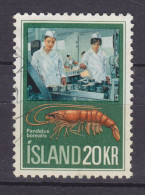 Iceland 1971 Mi. 459, 20 Kr Fischindustrie Reje Garnele Shrimp - Usati