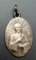 Pendentif Médaille Religieuse Début XXe "Bienheureux L.-M. Grignon De Montfort, Né à Montfort-sur-Meu (Bretagne)" - Religion & Esotérisme